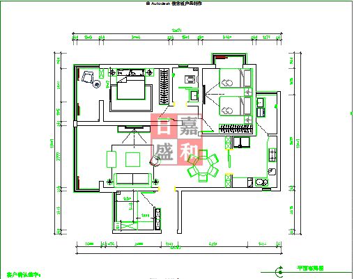金座雅园两室123m²装修实景图